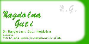 magdolna guti business card